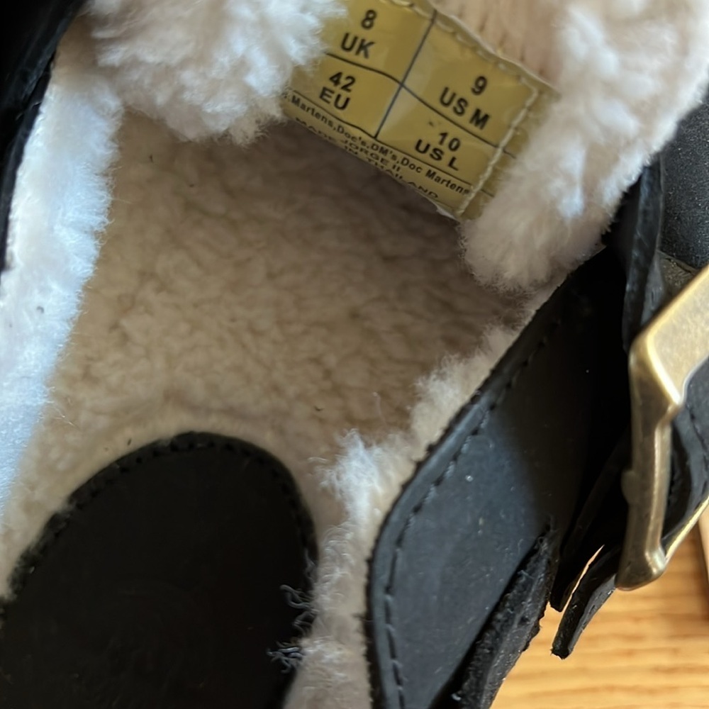 Dr Martens Jorge ll Faux Lined Slingback Mules Size 10 NWT - Picture 13 of 15